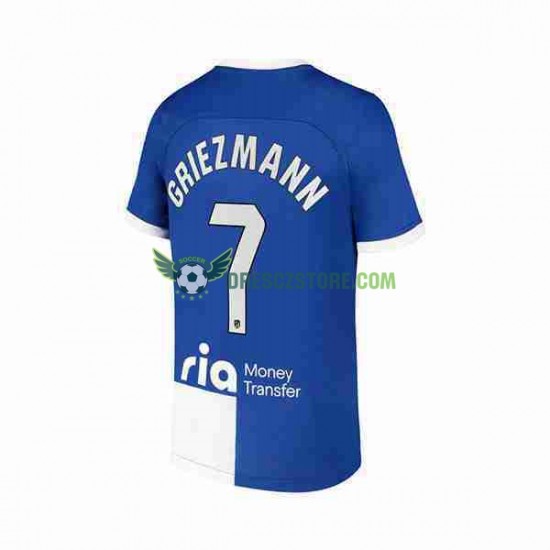 Atlético Madrid 2 Antoine Griezmann 7 Venkovní Dres 2023-2024 Krátký rukáv Muže Fotbalové Dresy