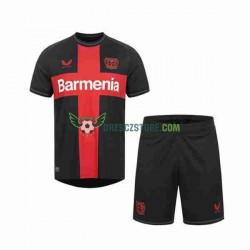 Bayer 04 Leverkusen Domácí Dres 2023-2024 Krátký rukáv Děti Fotbalové Dresy