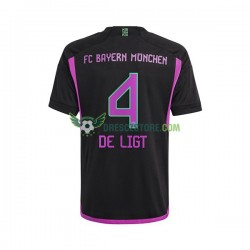 FC Bayern Mnichov Matthijs de Ligt 4 Venkovní Dres 2023-2024 Krátký rukáv Muže Fotbalové Dresy