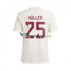 FC Bayern Mnichov Thomas Muller 25 Alternativní Dres 2023-2024 Krátký rukáv Muže Fotbalové Dresy