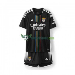 Benfica Venkovní Dres 2023-2024 Krátký rukáv Děti Fotbalové Dresy