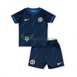 Chelsea Venkovní Dres 2023-2024 Krátký rukáv Děti Fotbalové Dresy