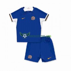Chelsea Domácí Dres 2023-2024 Krátký rukáv Děti Fotbalové Dresy