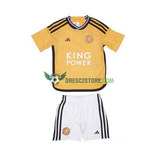 Leicester City Alternativní Dres 2023-2024 Krátký rukáv Děti Fotbalové Dresy