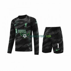 Liverpool A.Becker 1 Brankářské Venkovní Dres 2023-2024 Dlouhý rukáv Děti Fotbalové Dresy