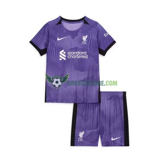 Liverpool Alternativní Dres 2023-2024 Krátký rukáv Děti Fotbalové Dresy