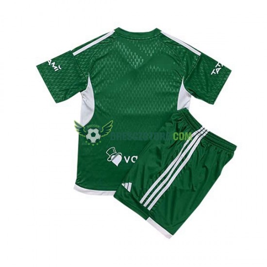 Maccabi Haifa Domácí Dres 2023-2024 Krátký rukáv Děti Fotbalové Dresy