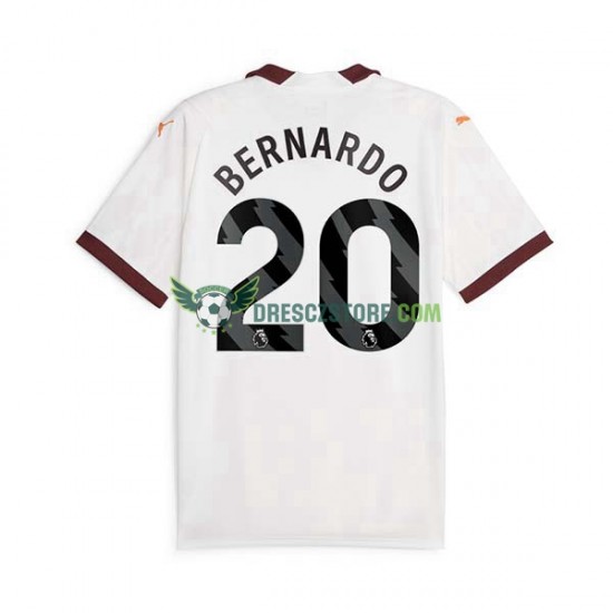 Manchester City Bernardo Silva 20 Venkovní Dres 2023-2024 Krátký rukáv Muže Fotbalové Dresy