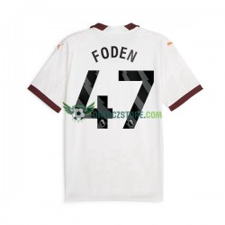 Manchester City Phil Foden 47 Venkovní Dres 2023-2024 Krátký rukáv Muže Fotbalové Dresy