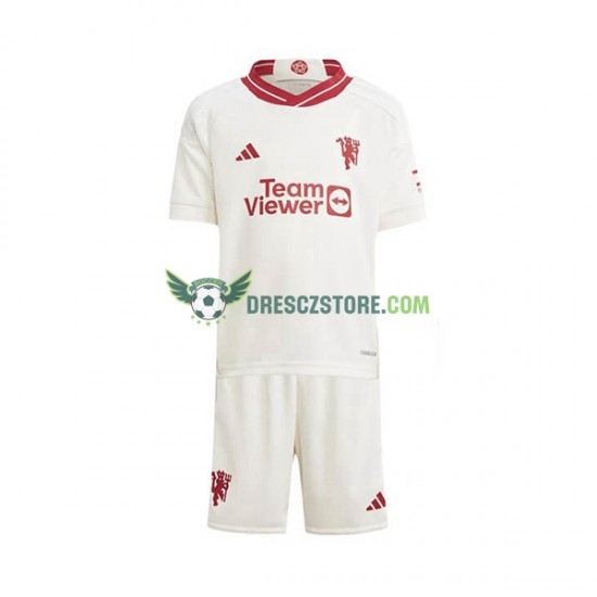Manchester United Alternativní Dres 2023-2024 Krátký rukáv Děti Fotbalové Dresy