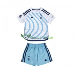 Nottingham Forest Venkovní Dres 2023-2024 Krátký rukáv Děti Fotbalové Dresy