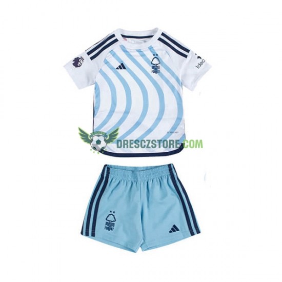 Nottingham Forest Venkovní Dres 2023-2024 Krátký rukáv Děti Fotbalové Dresy