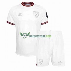 West Ham United Venkovní Dres 2023-2024 Krátký rukáv Děti Fotbalové Dresy