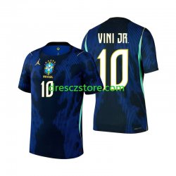 Brazílie Vinicius Junior 10 Venkovní Dres MS ve fotbale 2026 Krátký rukáv Muže Fotbalové Dresy