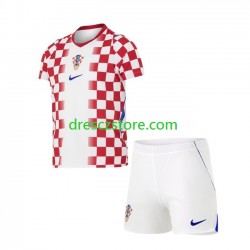 Chorvatsko Domácí Dres MS ve fotbale 2026 Krátký rukáv Děti Fotbalové Dresy