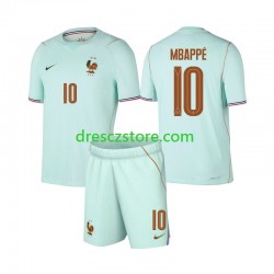 Francie Mbappé Kylian 10 Venkovní Dres MS ve fotbale 2026 Krátký rukáv Děti Fotbalové Dresy