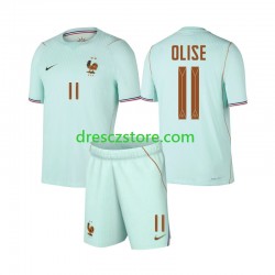 Francie Michael Olise 11 Venkovní Dres MS ve fotbale 2026 Krátký rukáv Děti Fotbalové Dresy