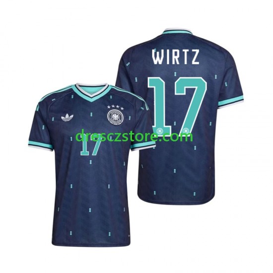 Německo Florian Wirtz 17 Venkovní Dres MS ve fotbale 2026 Krátký rukáv Muže Fotbalové Dresy