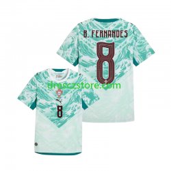 Portugalsko Bruno Fernandes 8 Venkovní Dres MS ve fotbale 2026 Krátký rukáv Muže Fotbalové Dresy