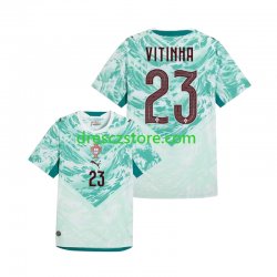Portugalsko Vitinha 23 Venkovní Dres MS ve fotbale 2026 Krátký rukáv Muže Fotbalové Dresy