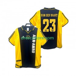 AFC Ajax VAN DER VAART 23 2000 2001 Retro Venkovní Dres Krátký rukáv Muže Fotbalové Dresy
