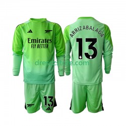 Arsenal Kepa Arrizabalaga 13 Brankářské Venkovní Dres 2025-2026 Dlouhý rukáv Děti Fotbalové Dresy