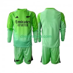 Arsenal Brankářské Venkovní Dres 2025-2026 Dlouhý rukáv Děti Fotbalové Dresy