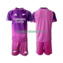 Arsenal Brankářské Alternativní Dres 2025-2026 Krátký rukáv Děti Fotbalové Dresy