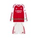 Arsenal Domácí Dres 2025-2026 Dlouhý rukáv Děti Fotbalové Dresy