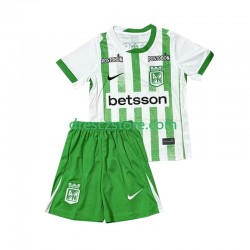 Atletico Nacional Domácí Dres 2025 Krátký rukáv Děti Fotbalové Dresy