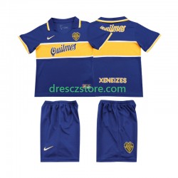 CA Boca Juniors 1996 1997 Retro Domácí Dres Krátký rukáv Děti Fotbalové Dresy