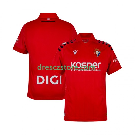 CA Osasuna Domácí Dres 2025-2026 Krátký rukáv Muže Fotbalové Dresy