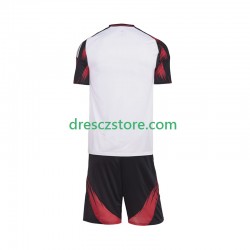 CR Flamengo Venkovní Dres 2025-2026 Krátký rukáv Děti Fotbalové Dresy