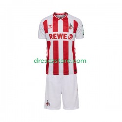FC Köln Domácí Dres 2025-2026 Krátký rukáv Děti Fotbalové Dresy
