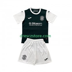 Hibernian Domácí Dres 2025-2026 Krátký rukáv Děti Fotbalové Dresy