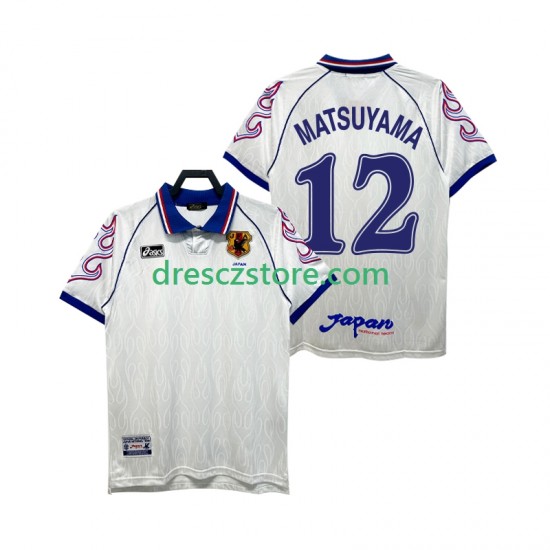 Japonsko MATSUYAMA 12 Retro Venkovní Dres 1998 Krátký rukáv Muže Fotbalové Dresy
