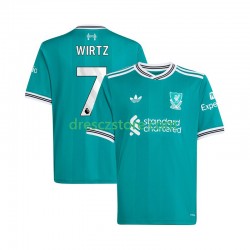 Liverpool Florian Wirtz 7 Alternativní Dres 2025-2026 Krátký rukáv Muže Fotbalové Dresy