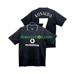 Manchester United RONALDO 7 Retro Venkovní Dres 2004 2002 Krátký rukáv Muže Fotbalové Dresy