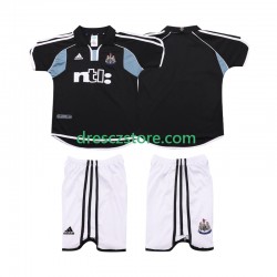 Newcastle United 2000 2001 Retro Venkovní Dres Krátký rukáv Děti Fotbalové Dresy
