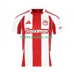 Olympiacos Domácí Dres 2025-2026 Krátký rukáv Muže Fotbalové Dresy
