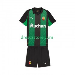 RC Lens Venkovní Dres 2025-2026 Krátký rukáv Děti Fotbalové Dresy