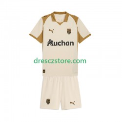 RC Lens Alternativní Dres 2025-2026 Krátký rukáv Děti Fotbalové Dresy