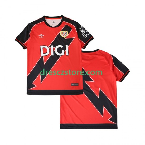 Rayo Vallecano Venkovní Dres 2025-2026 Krátký rukáv Muže Fotbalové Dresy