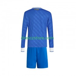 Real Madrid Alternativní Dres 2025-2026 Dlouhý rukáv Děti Fotbalové Dresy