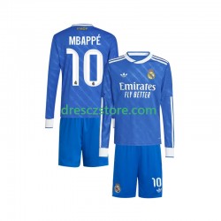 Real Madrid Mbappé Kylian 10 Alternativní Dres 2025-2026 Dlouhý rukáv Děti Fotbalové Dresy