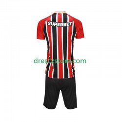 Sao Paulo Venkovní Dres 2025-2026 Krátký rukáv Děti Fotbalové Dresy