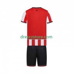 Sheffield United Domácí Dres 2025-2026 Krátký rukáv Děti Fotbalové Dresy