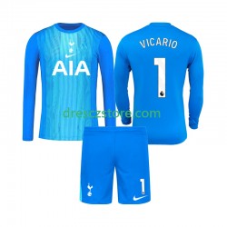 Tottenham Hotspur Guglielmo Vicario 1 Brankářské Venkovní Dres 2025-2026 Dlouhý rukáv Děti Fotbalové Dresy