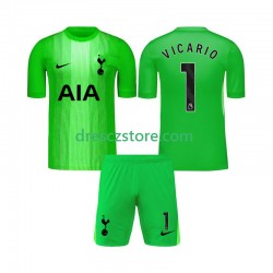 Tottenham Hotspur Guglielmo Vicario 1 Brankářské Domácí Dres 2025-2026 Krátký rukáv Děti Fotbalové Dresy