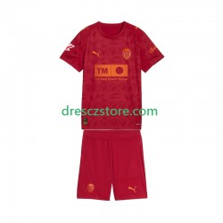 Valencia CF Venkovní Dres 2025-2026 Krátký rukáv Děti Fotbalové Dresy